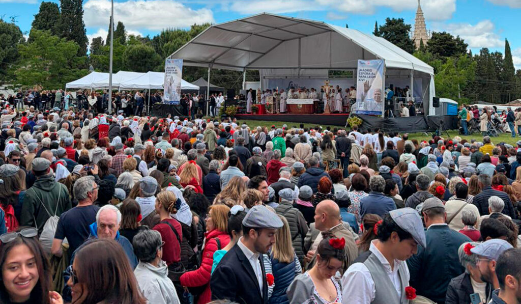 La concurrida Misa de San Isidro.