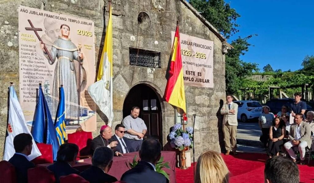 Apertura del proceso en Sanxenxo. Foto: Archicompostela.