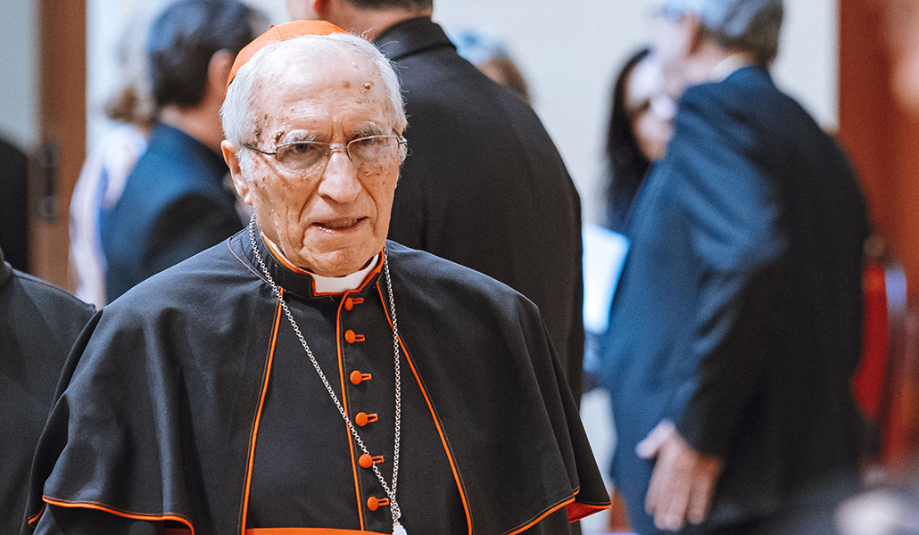 El cardenal este curso, en la apertura del año académico de San Dámaso.