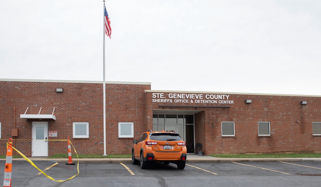 Fachada del Centro de Detención de Sainte Genevieve. Foto: OSV News / St. Louis Review / Jacob Wiegand.