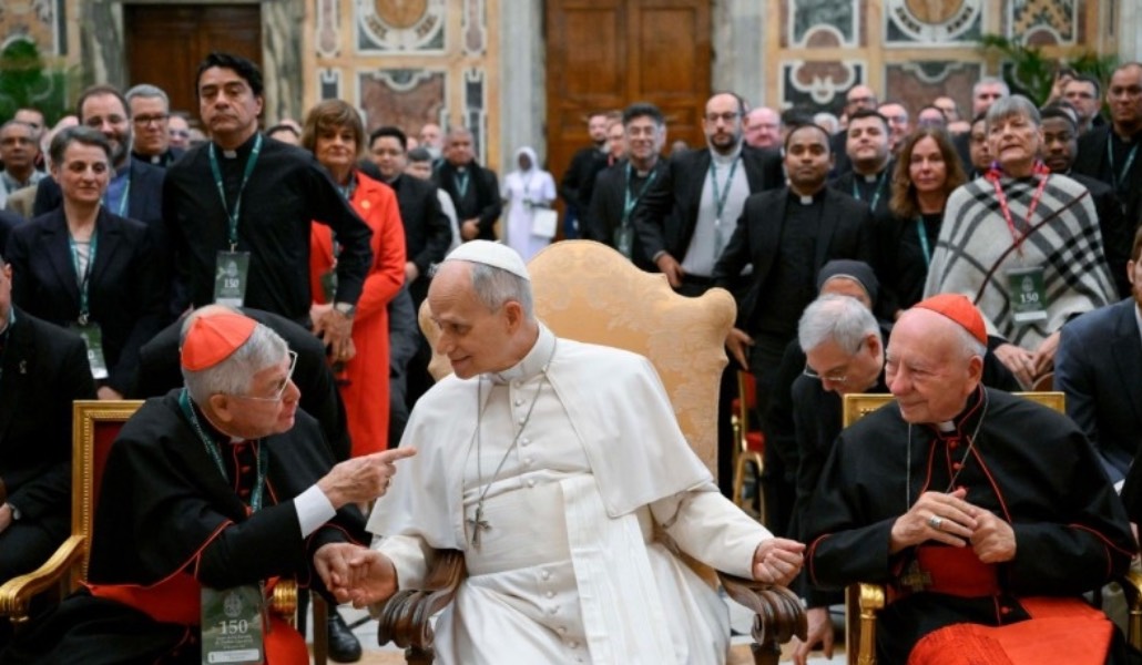 Un momento del encuentro. Foto: Vatican Media.
