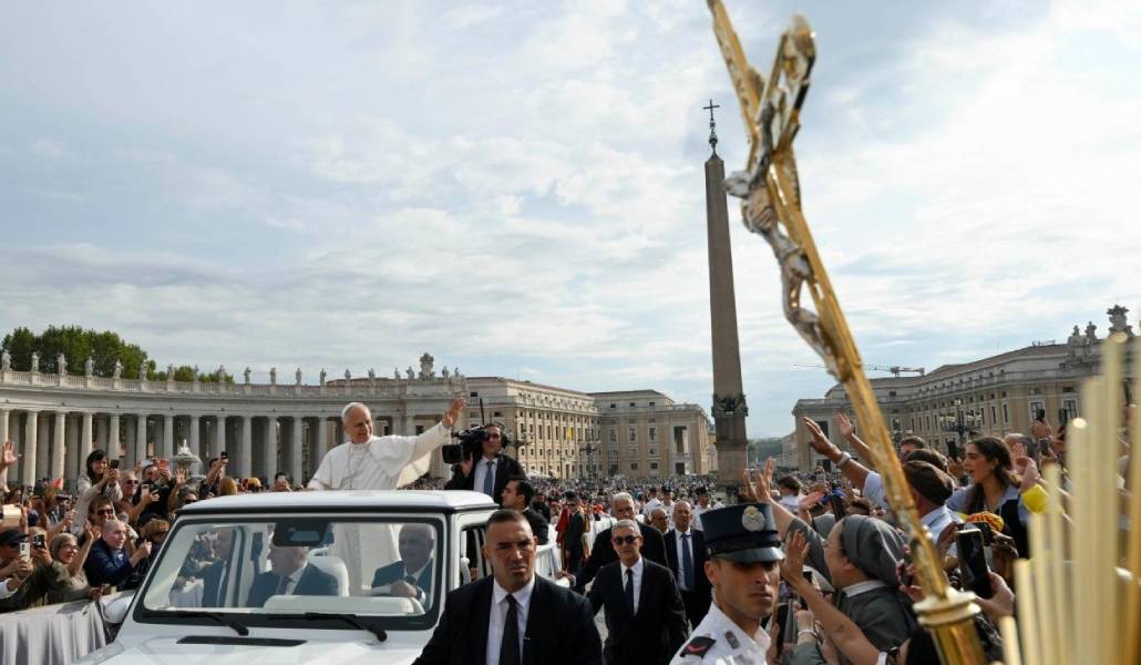 El Papa ha defendido «el testimonio de la fe y de la caridad» de la Iglesia en medio del mundo. Foto: Vatican News.