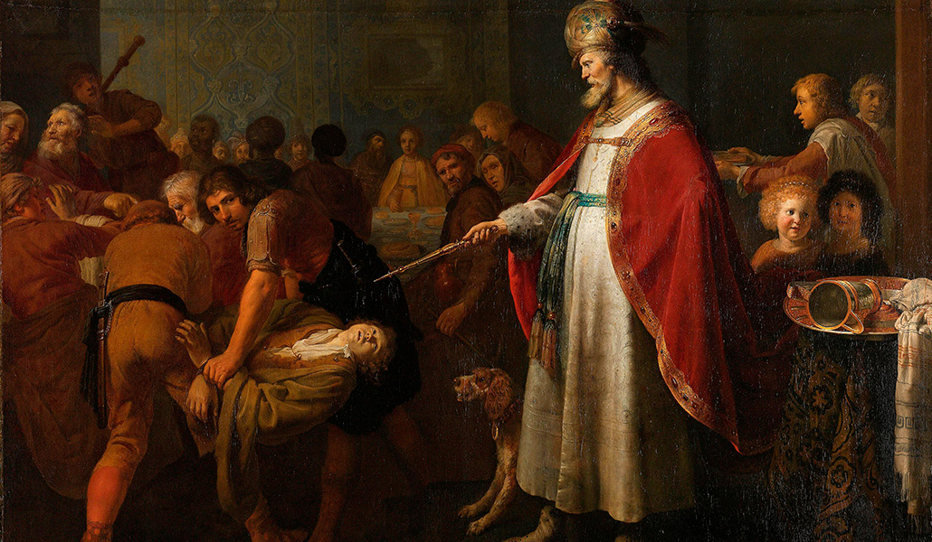 'La parábola del invitado indigno a la boda', obra atribuida a Simon Kick. Rijks Museum (Ámsterdam).