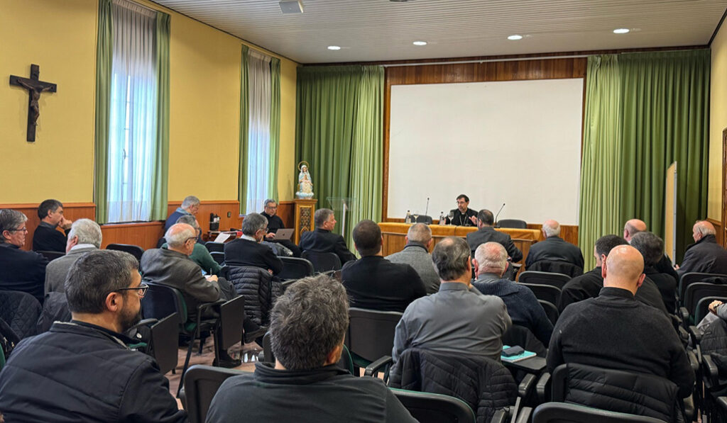 Presentación en febrero de 2025 de la reestructuración de la Curia por parte del cardenal Cobo. Foto: Archimadrid / Santiago Tedeschi.