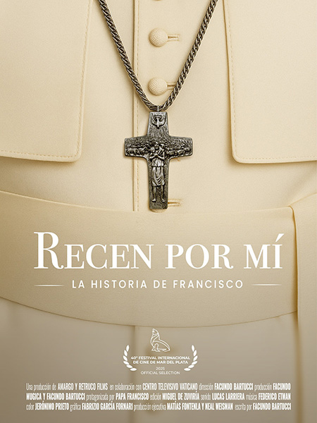 Cartel de 'Recen por mí'