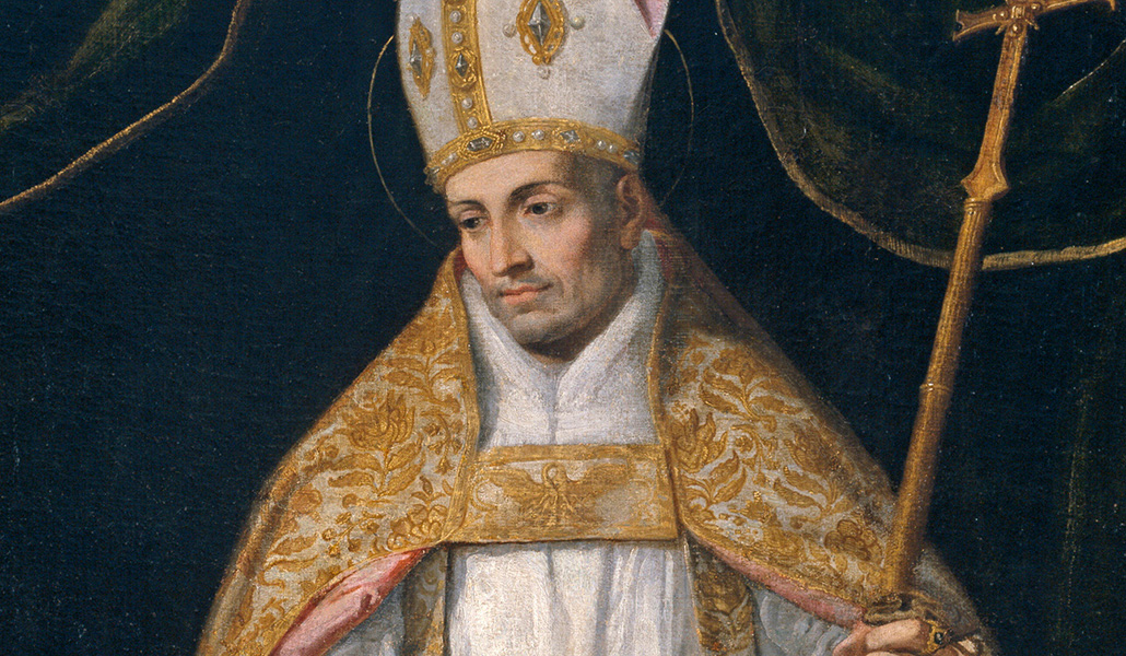 El religioso agustino español pintado por Francisco Camilo.
