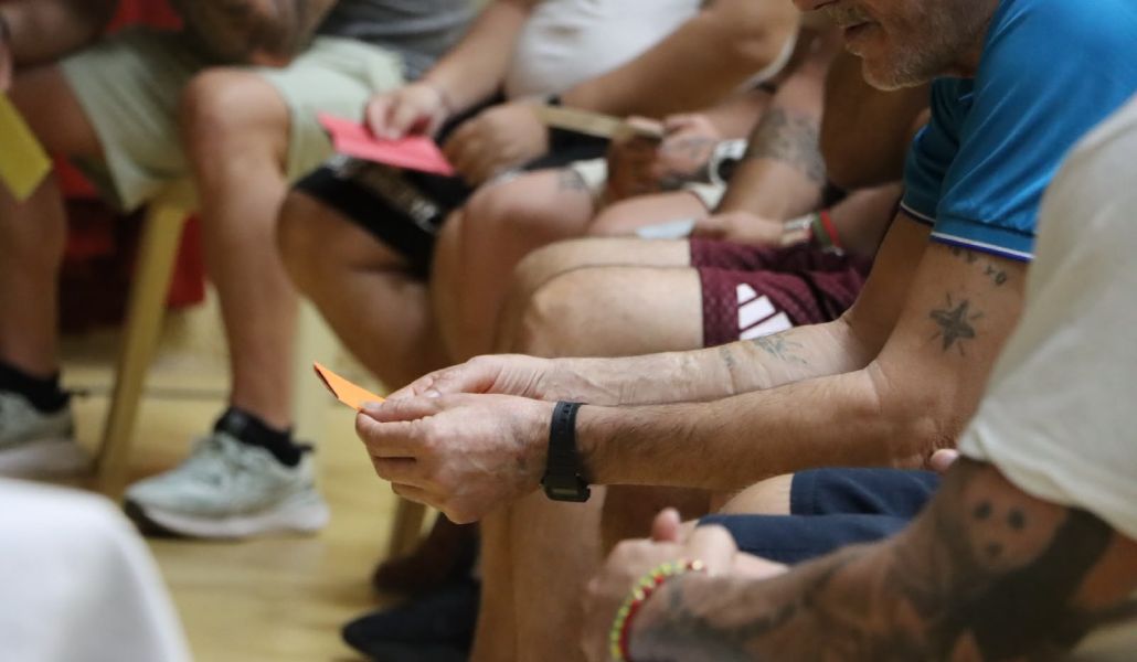 Internos de Centro Penitenciario Sevilla II realizan un cursillo de cristiandad.