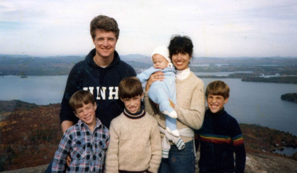 La familia de Diane Foley. A la derecha, James cuando era niño.